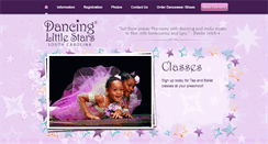 Desktop Screenshot of dancinglittlestarssc.com